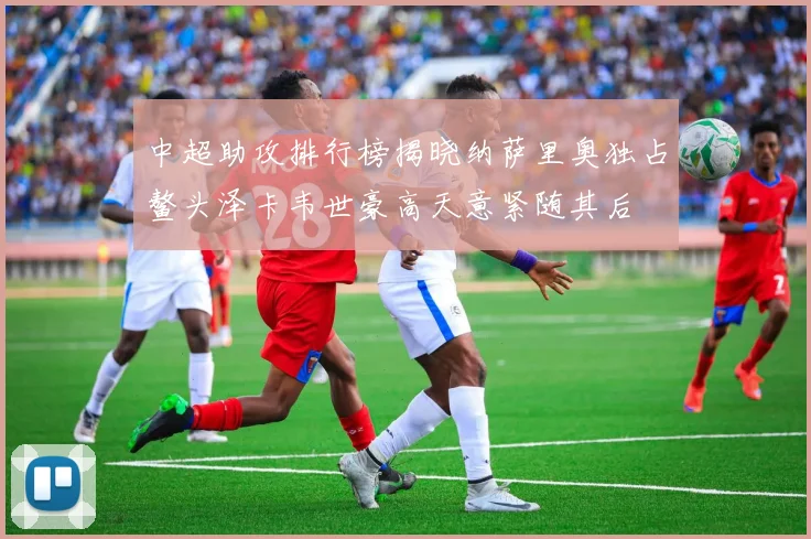 中超助攻排行榜揭晓纳萨里奥独占鳌头泽卡韦世豪高天意紧随其后